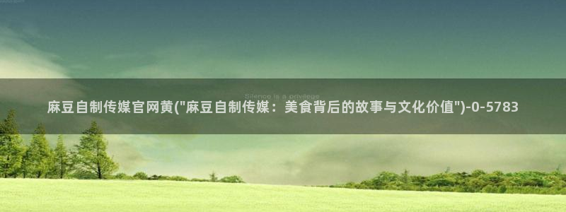 求麻豆传媒得官网:麻豆自制传媒官网黄(\
